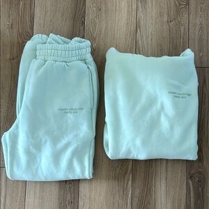 Comfort Collection Pastel Mint Sweatshirt and Joggers Set